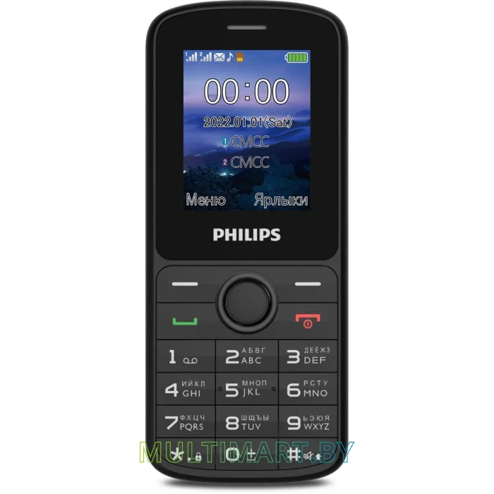 Мобильный телефон Philips Xenium E2101 (черный)